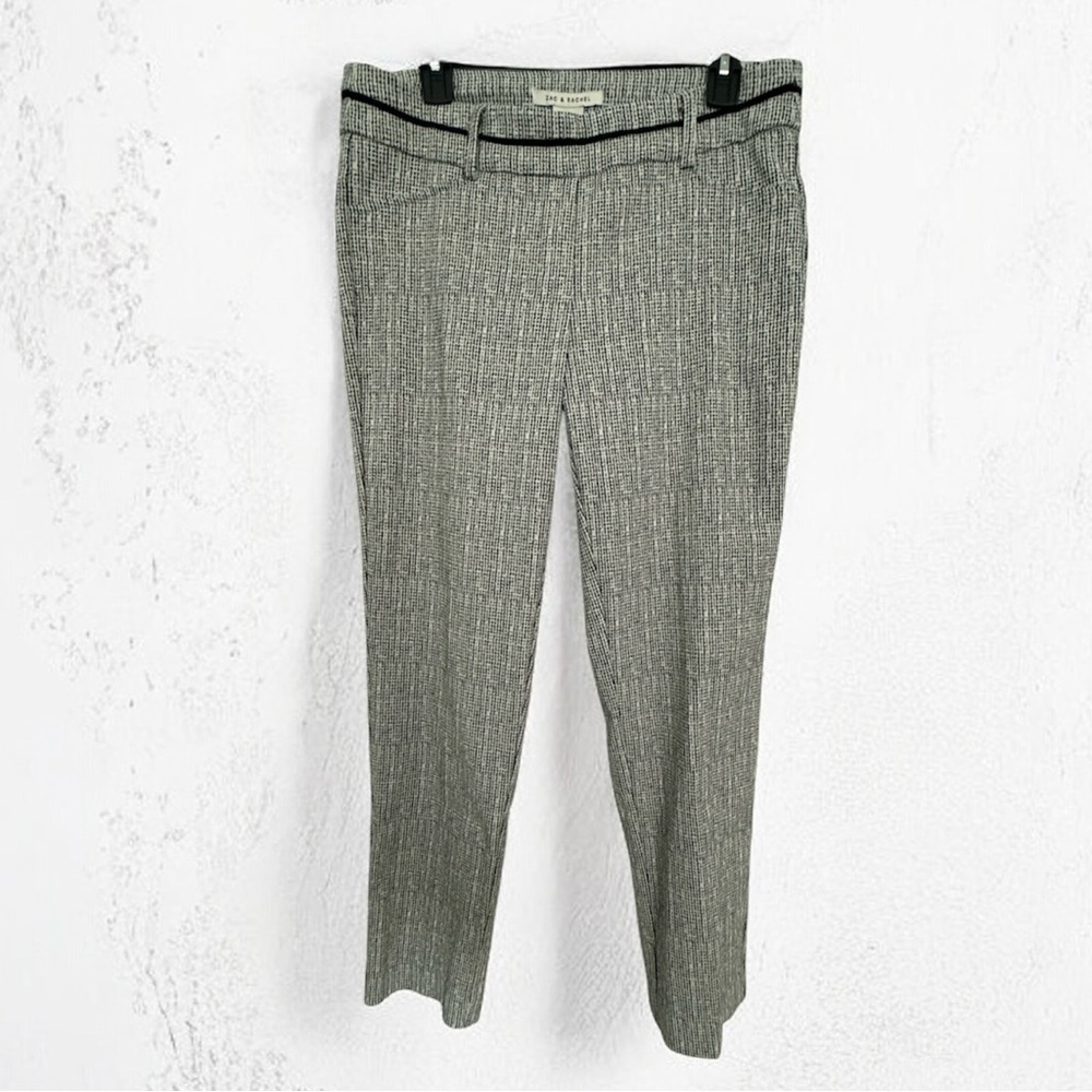 Zac & Rachel Women’s Black and White Patterned Pants Size 10
